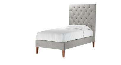 Rosalie 150cm Single Bed in Marble Silky Jacquard Weave - sofa.com