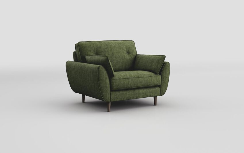 Green Fabric Saiano Snuggle Chair
