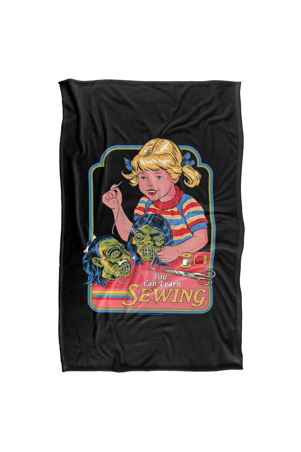 Steven Rhodes You Can Learn Sewing Silky Super Soft Throw Blanket