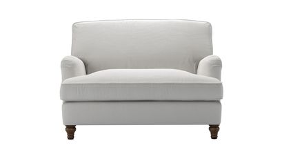 Bluebell Loveseat Sofabed in Alabaster Brushed Linen Cotton - sofa.com