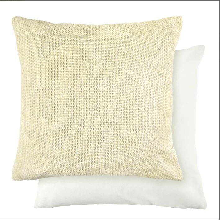 New Edge Blinds Pica Collection Cushion Cover in Cream