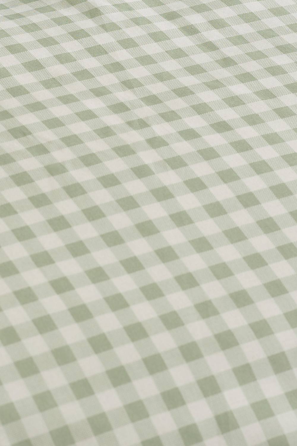 Catherine Lansfield 'Bamford Gingham Check' Fitted Sheet in Green 2