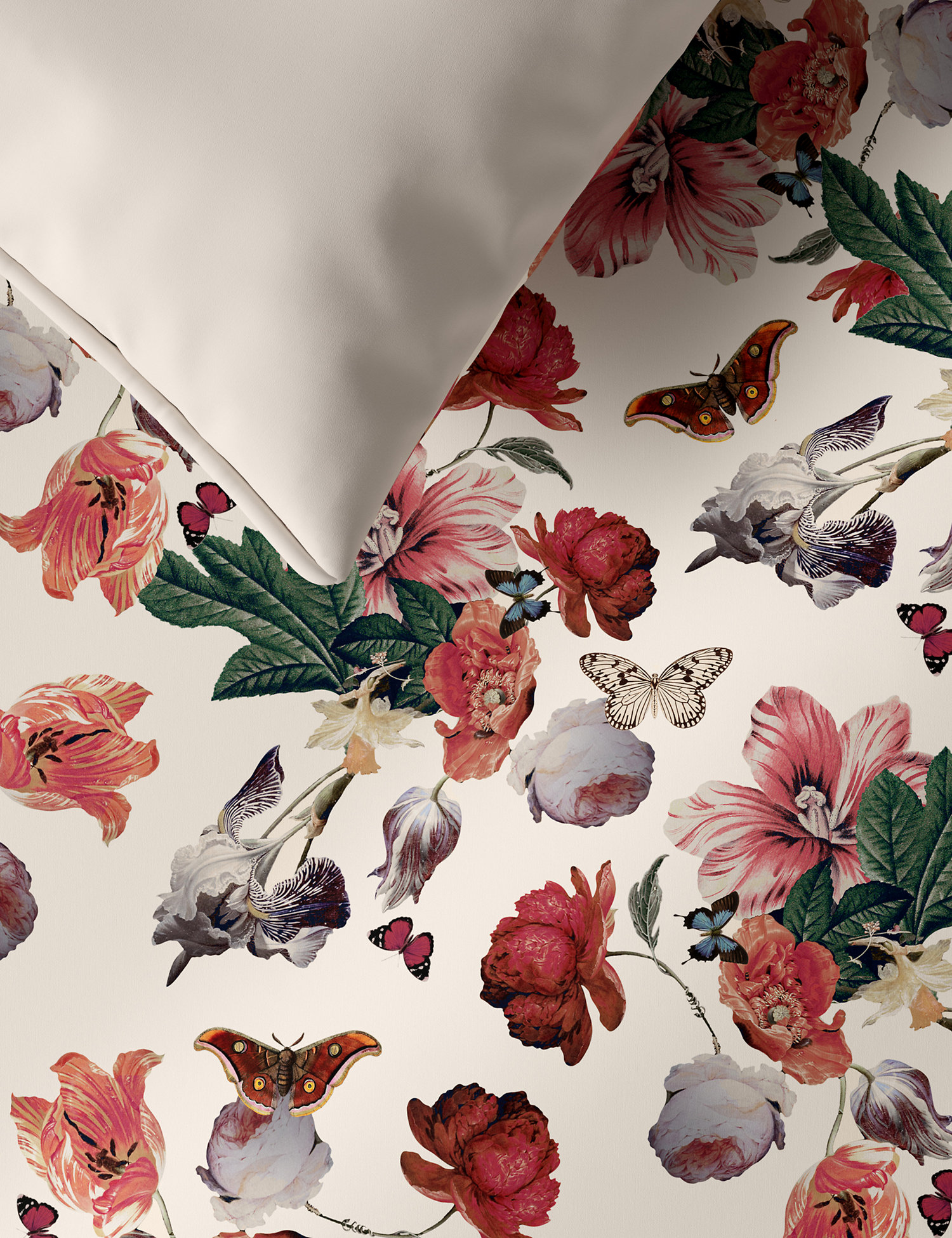 M&S Pure Cotton Butterfly Floral Bedding Set