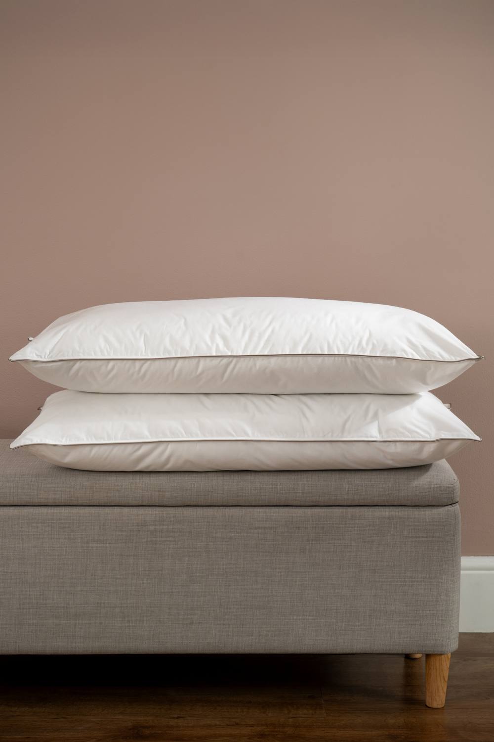 Soak&Sleep Soft as Down Microfibre Superking Pillow Pair Soft/Medium in White