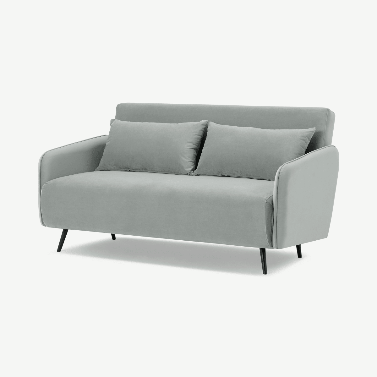 Hettie Large Double Sofa Bed, Ice Blue Velvet