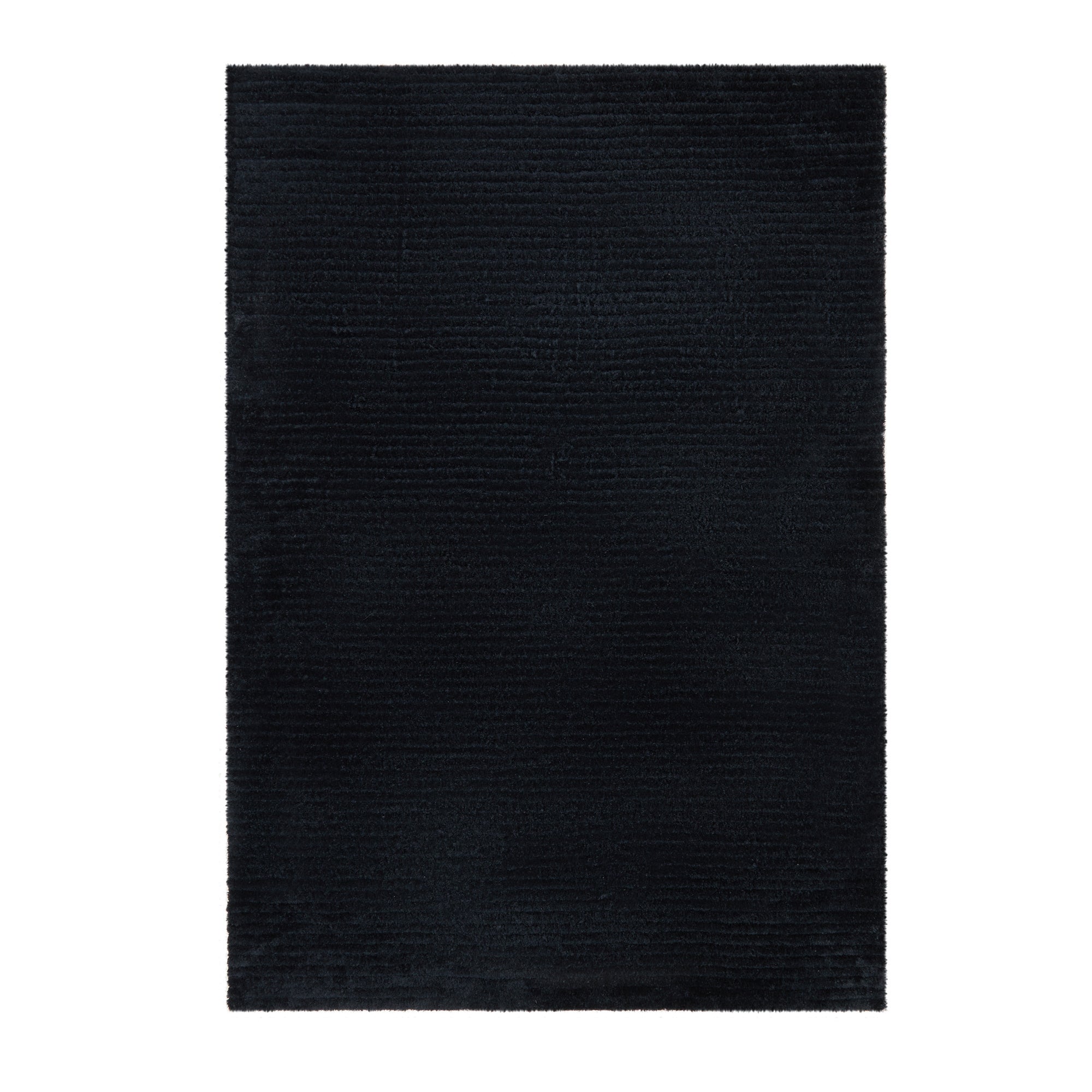 Cord Rug Black