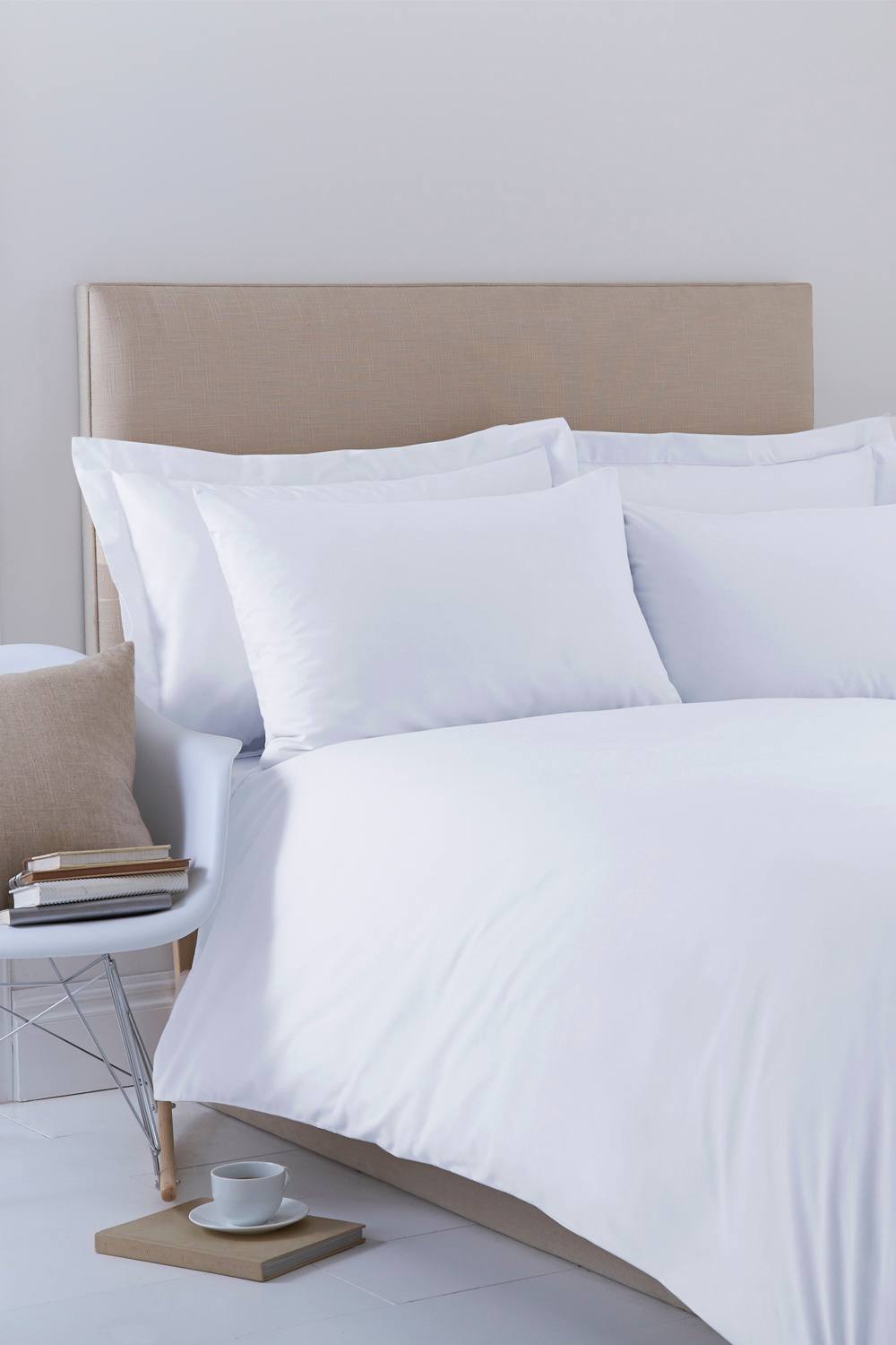 Martex Percale Duvet Cover Set in White