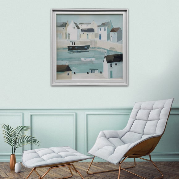 Little Harbour by Claire Henley Framed Canvas