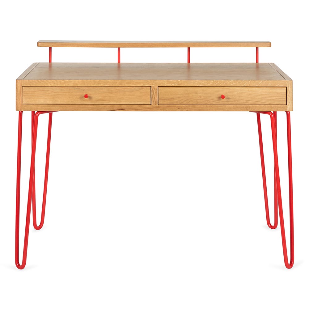 Heal's Brunel Red Edition Desk Oak 3