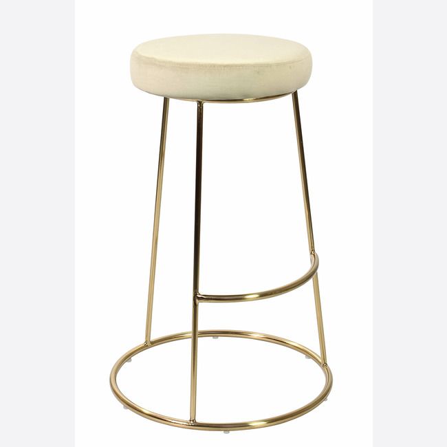 netfurniture Ofter Bar Stool Champagne (PK 2) in Cream