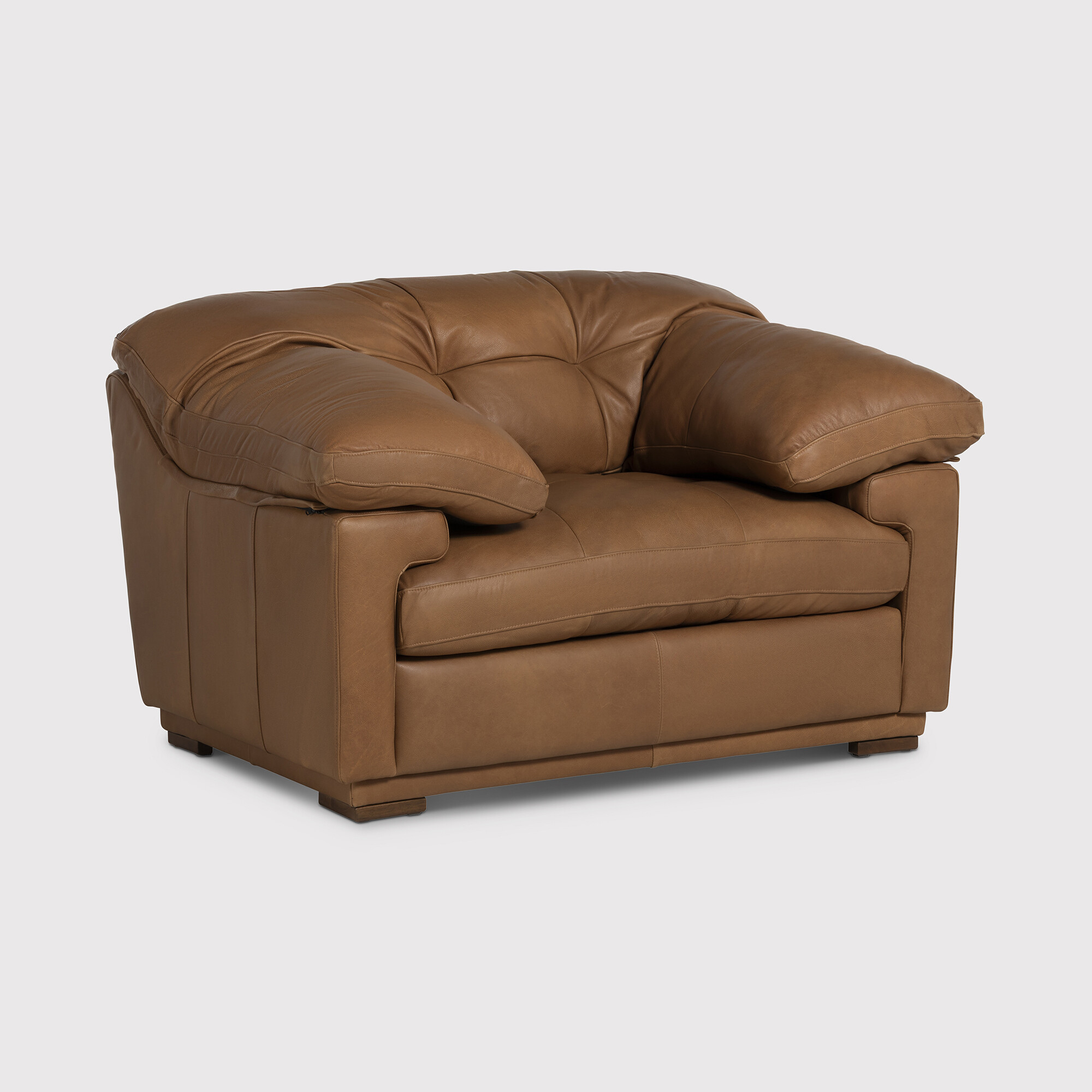 Langley Armchair, Brown Leather | Barker & Stonehouse