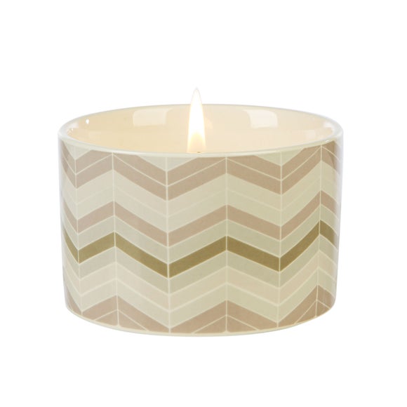 Fired Earth Medceramic Darjeeling and Damask Candle