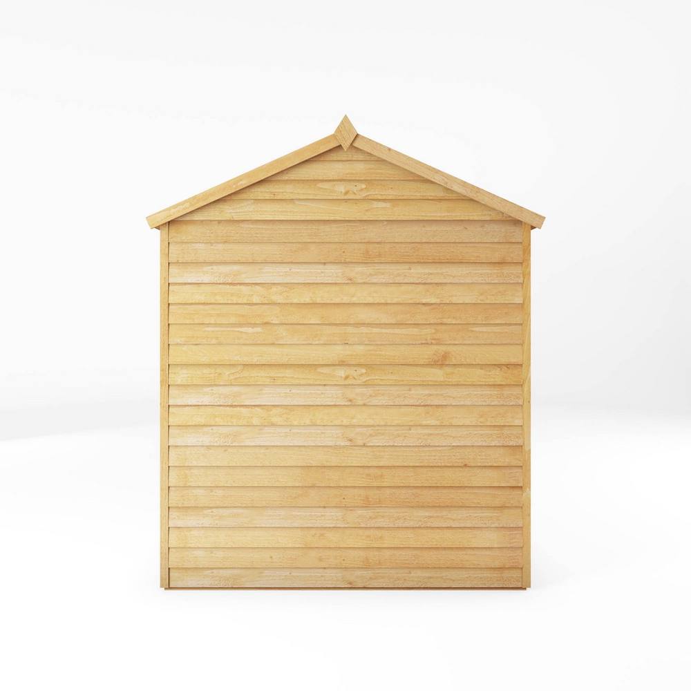 Mercia 10 x 6 Feet Overlap Reverse Apex Shed - L190.5 x W299.4 x H221.8 cm in Brown 3