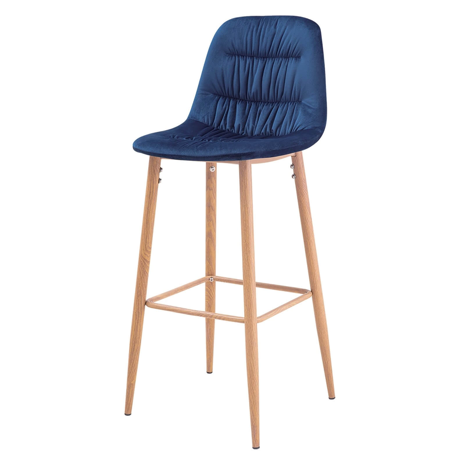 Harper Bar Stool - Blue - Pack of 2