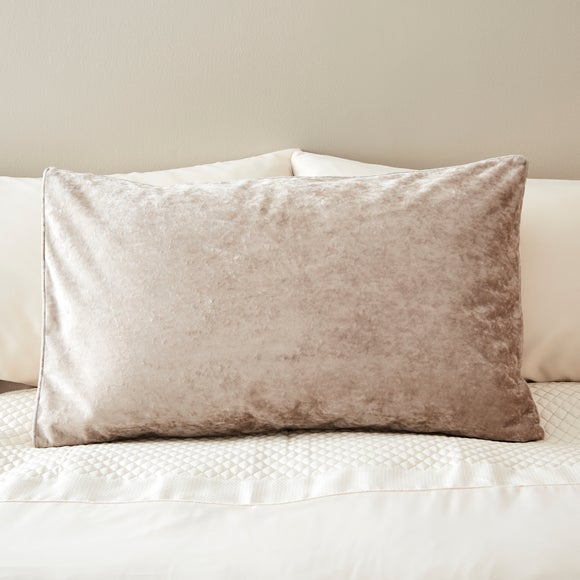 Crushed Velour Piped Pillowcase