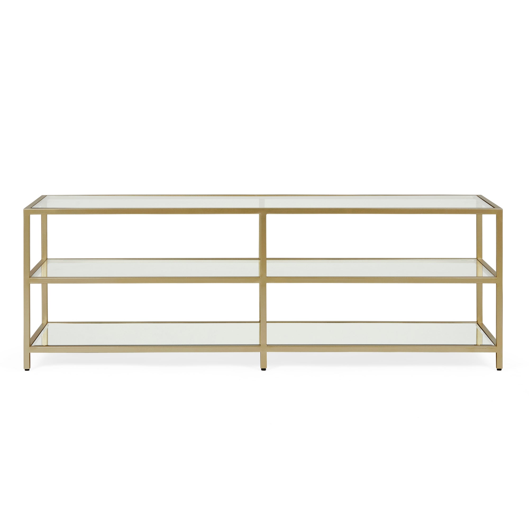 Claudia Gold Effect Wide TV Stand Gold