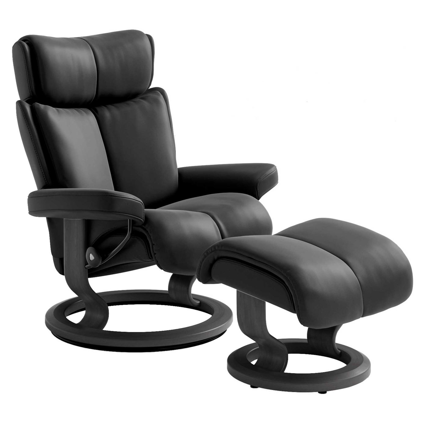 Stressless Magic Classic Chair & Stool, Choice of  Batick Leather