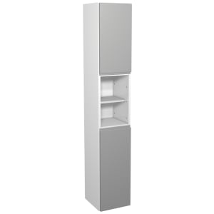 Wickes Hertford Dove Grey Tower Unit - 300 x 1762mm