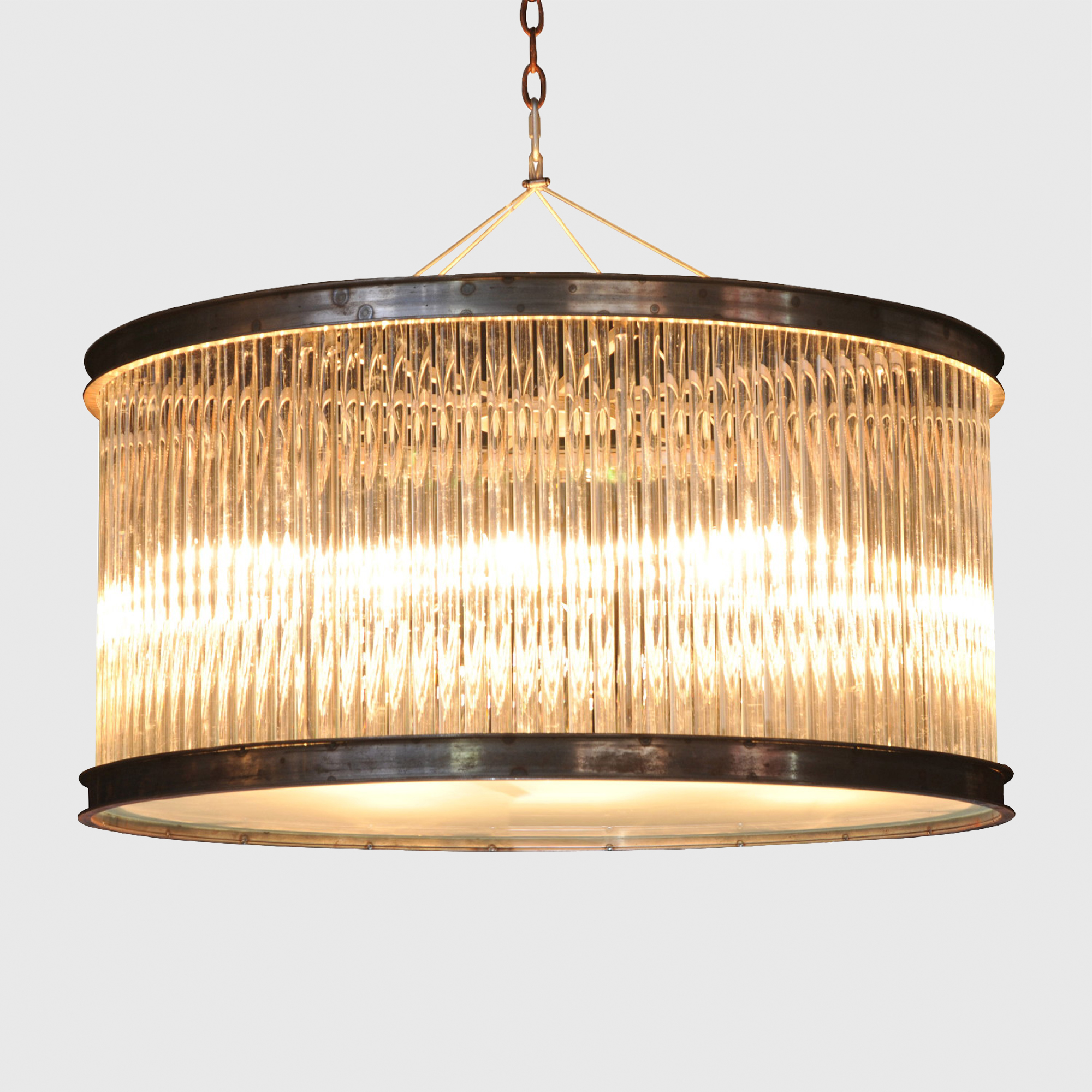 Timothy Oulton Rod Medium Pendant Light Metal | Barker & Stonehouse