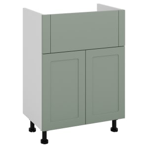 Wickes Winsford Reed Green Standard Depth Vanity Unit - 500mm