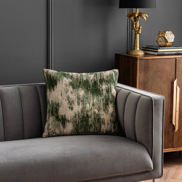 Distressed Cut Velvet Cush Square Cushion