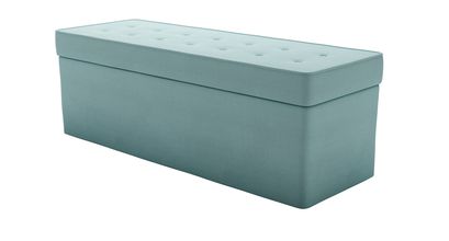 Buttons Storage Bench in Eucalyptus Smart Cotton - sofa.com