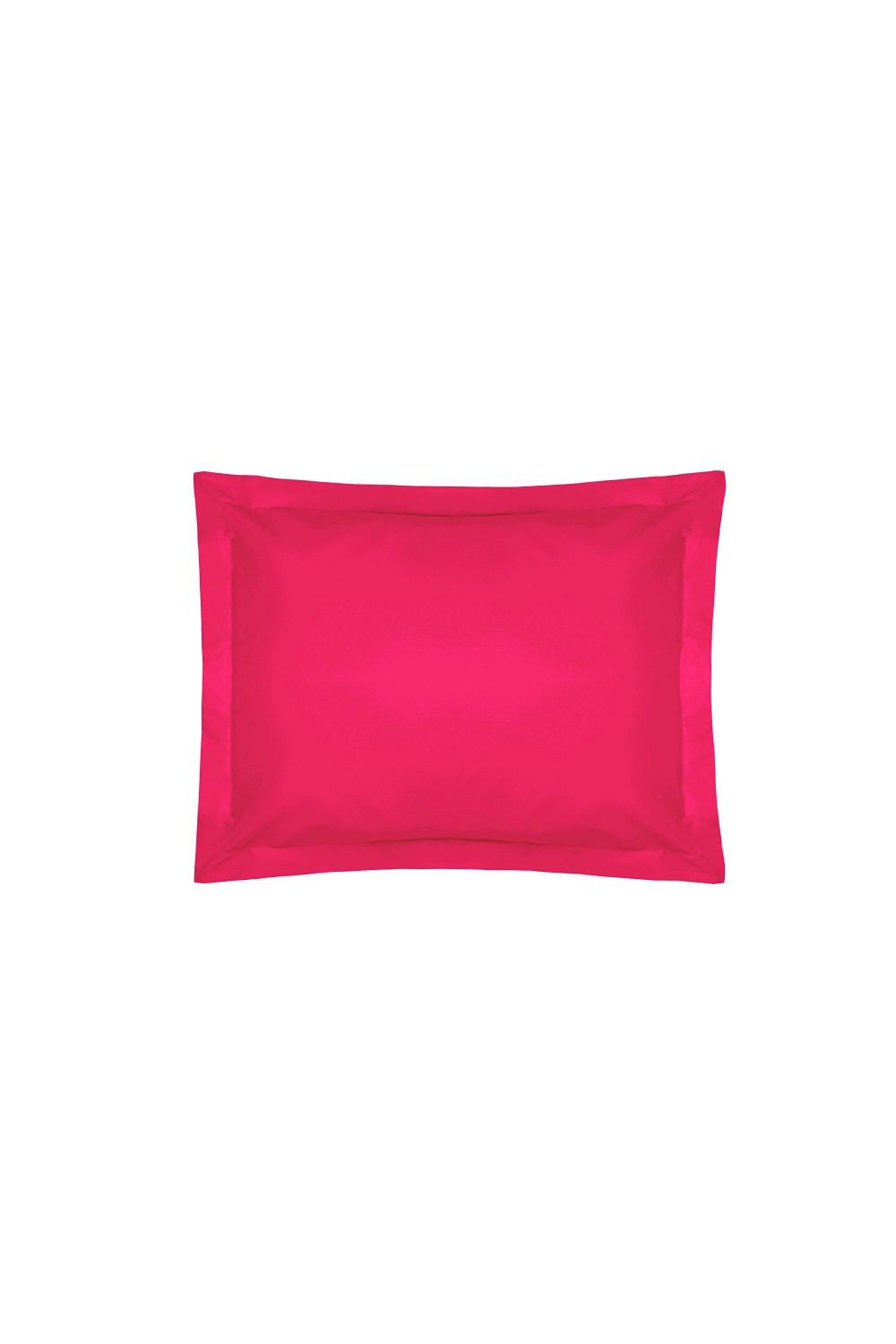 Belledorm Easy Care 200 Thread Count Cotton Polyester Percale Oxford Pillowcase in Fuchsia