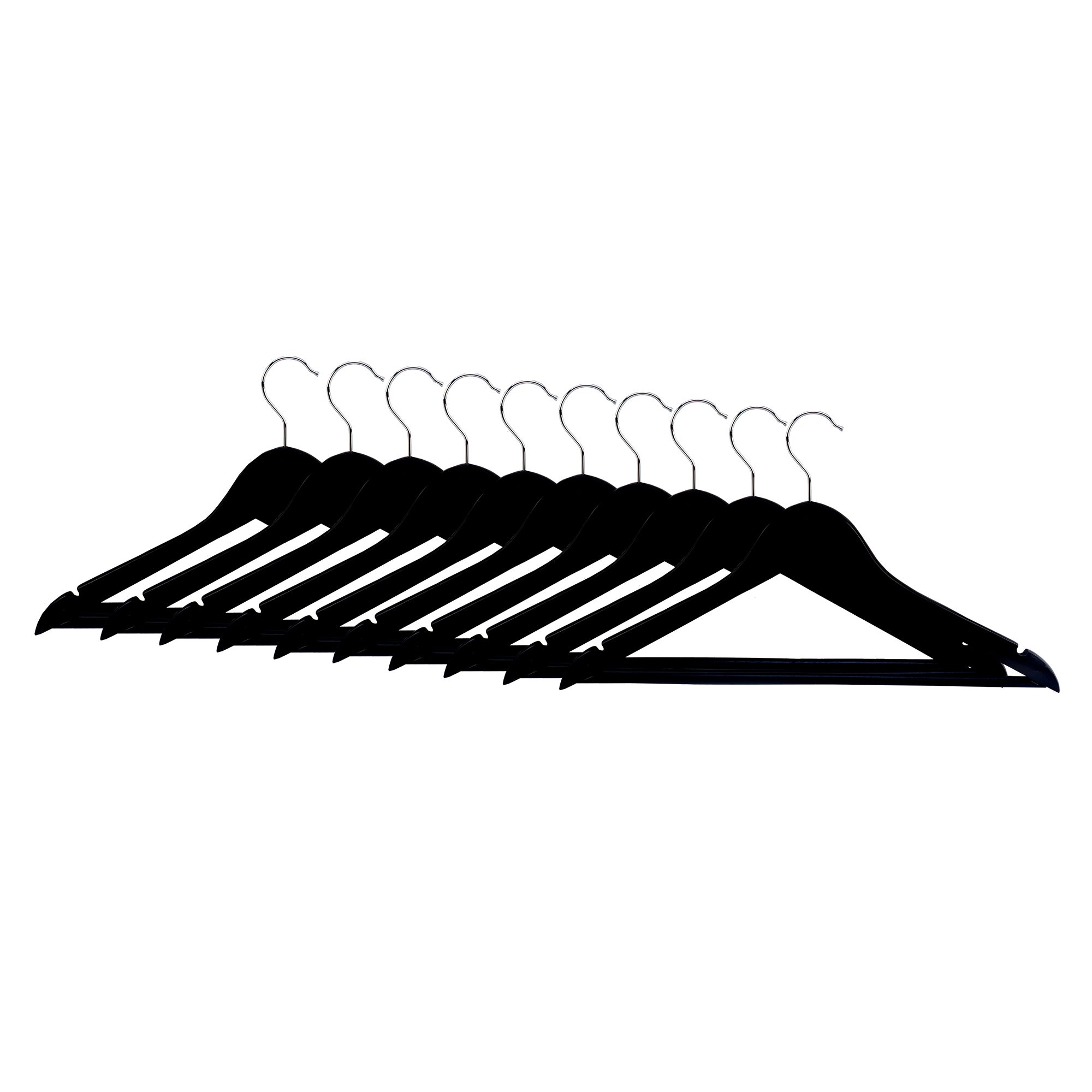 Pack of 10 Wooden Hangers