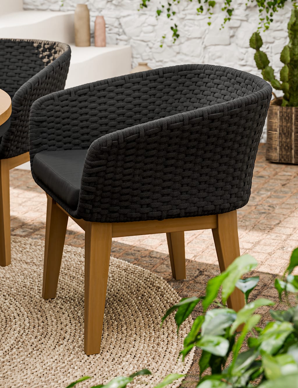 Royalcraft Set of 2 Eden Dusk Dining Chairs Black