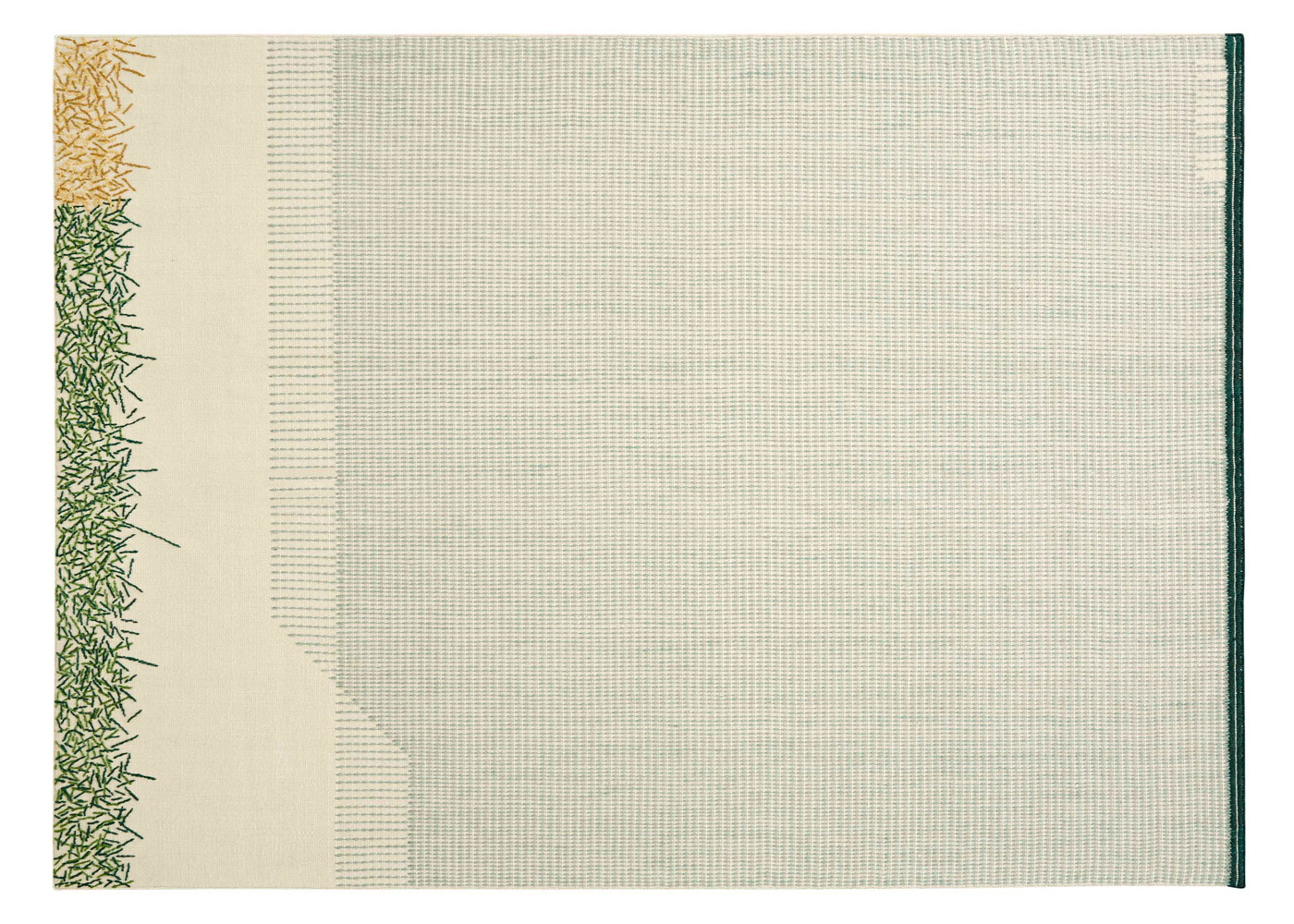 Gandia Blasco Backstitch Calm Rug in Green 170 x 240cm