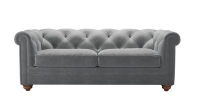 Patrick 2.5 Seat Sofabed in Thatch Smart Velvet - sofa.com