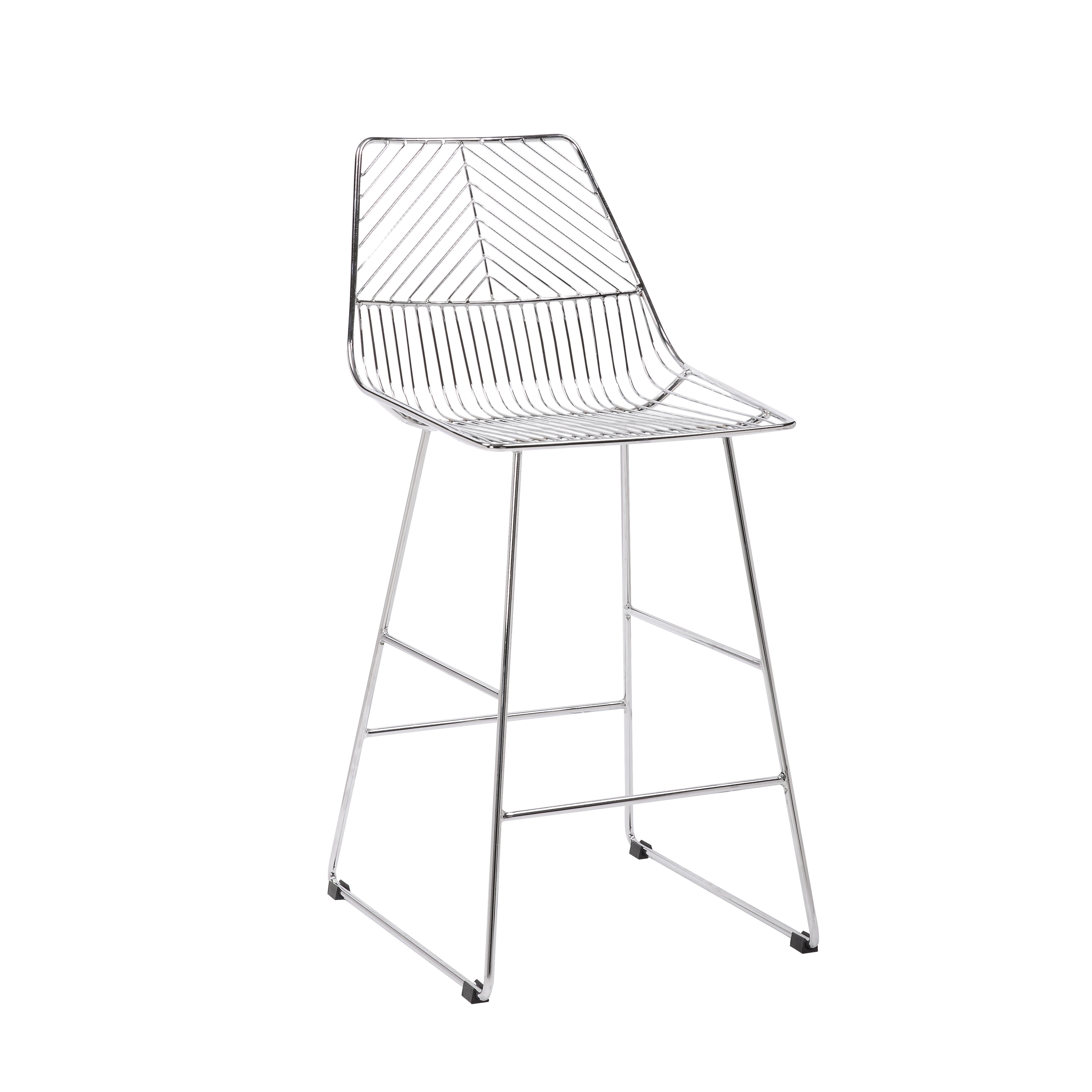 Siena Bar Stool Chrome
