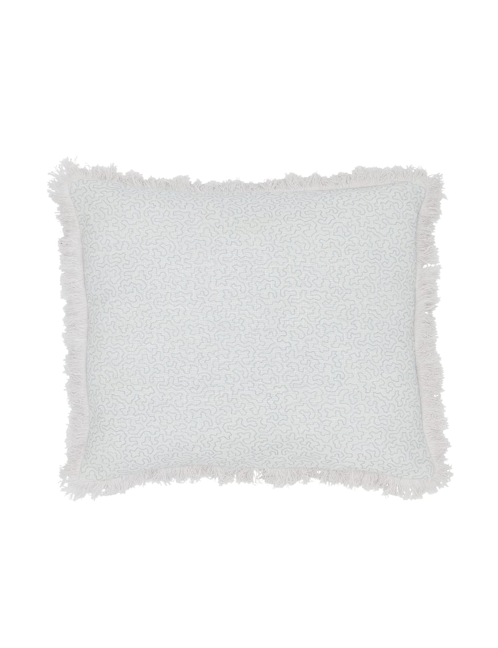 Bedeck of Belfast Pure Cotton Rosanna Embroidered Cushion Pink Mix