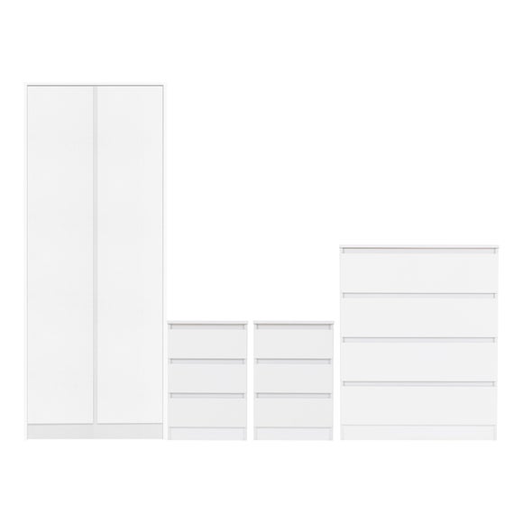 Walker Double Wardrobe Bedroom Furniture Set