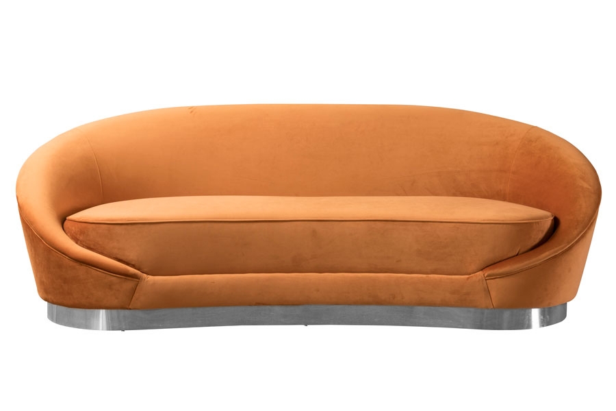 Selini Three Seat Sofa - Pumpkin