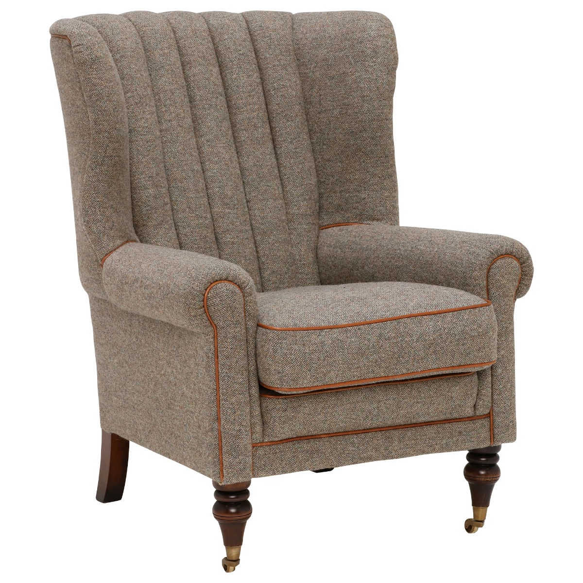 Tetrad Harris Tweed Dunmore Chair,  Bracken Herringbone