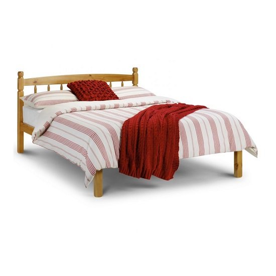 Emmi Wooden Double Bed In Oak