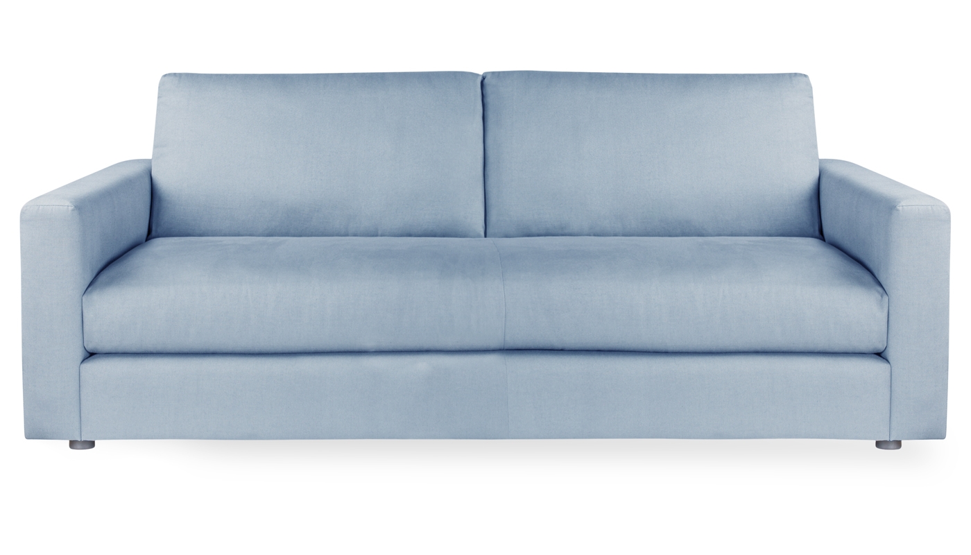 Heal's Nimbus 4 Seater Sofa Capelo Linen-Cotton Mineral Black Feet