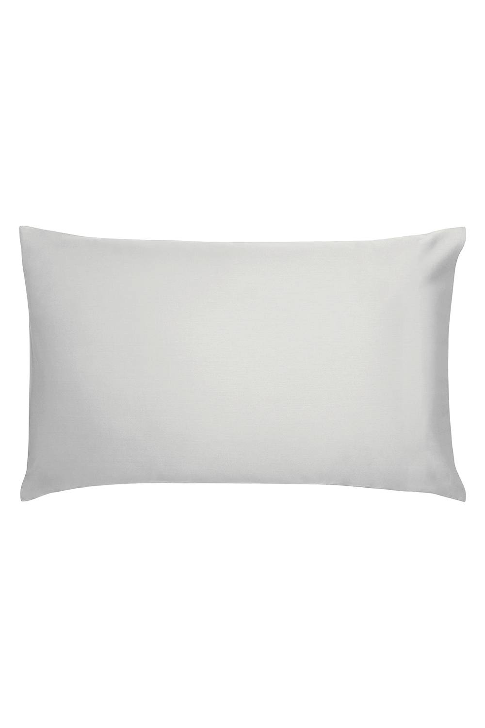 1951 'Luxury 400 Thread Count' Cotton Sateen Large Pillowcase Pair in Silver