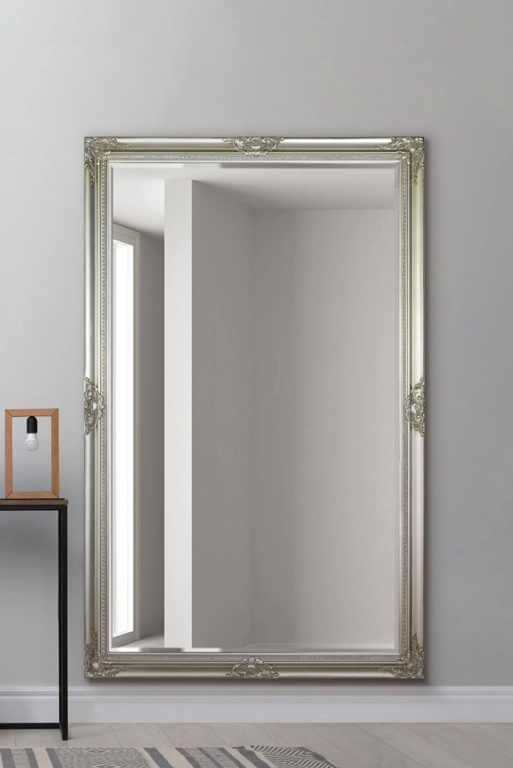 MirrorOutlet Kingsbury Silver Classic Large Wall Mirror 168 x 107 CM