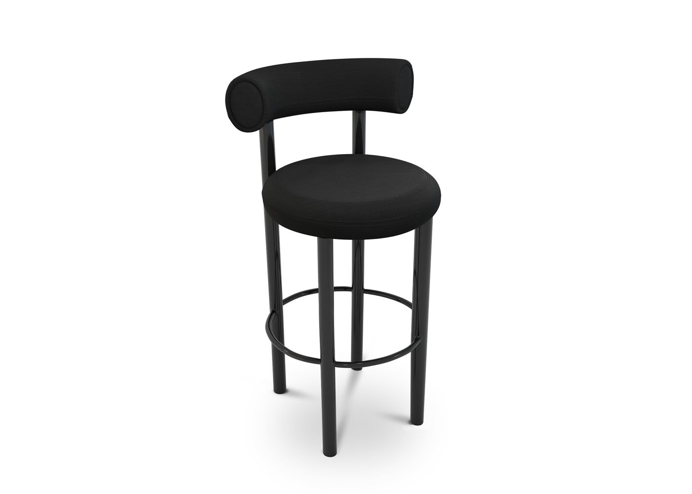 Tom Dixon Fat Bar Stool Black Manzoni