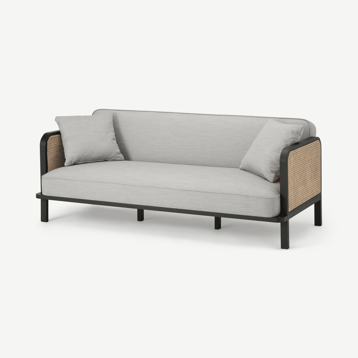 Toriko Click Clack Sofa Bed, Dove Grey Weave