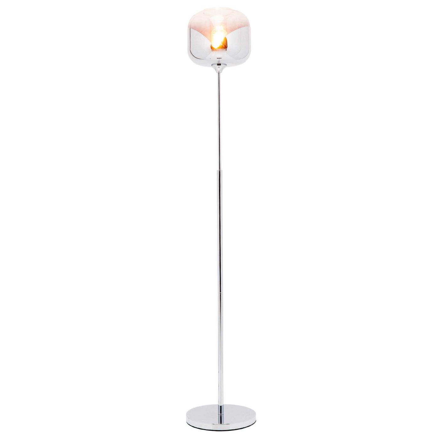 Chrome Goblet Ball Floor Lamp