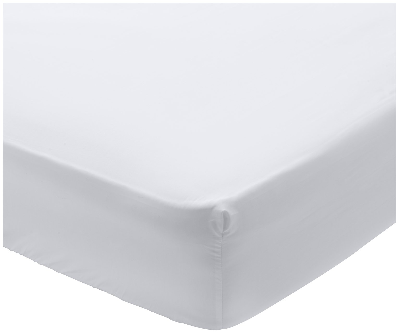Habitat 400TC Egyptian Cotton 35cm Fitted Sheet Superking