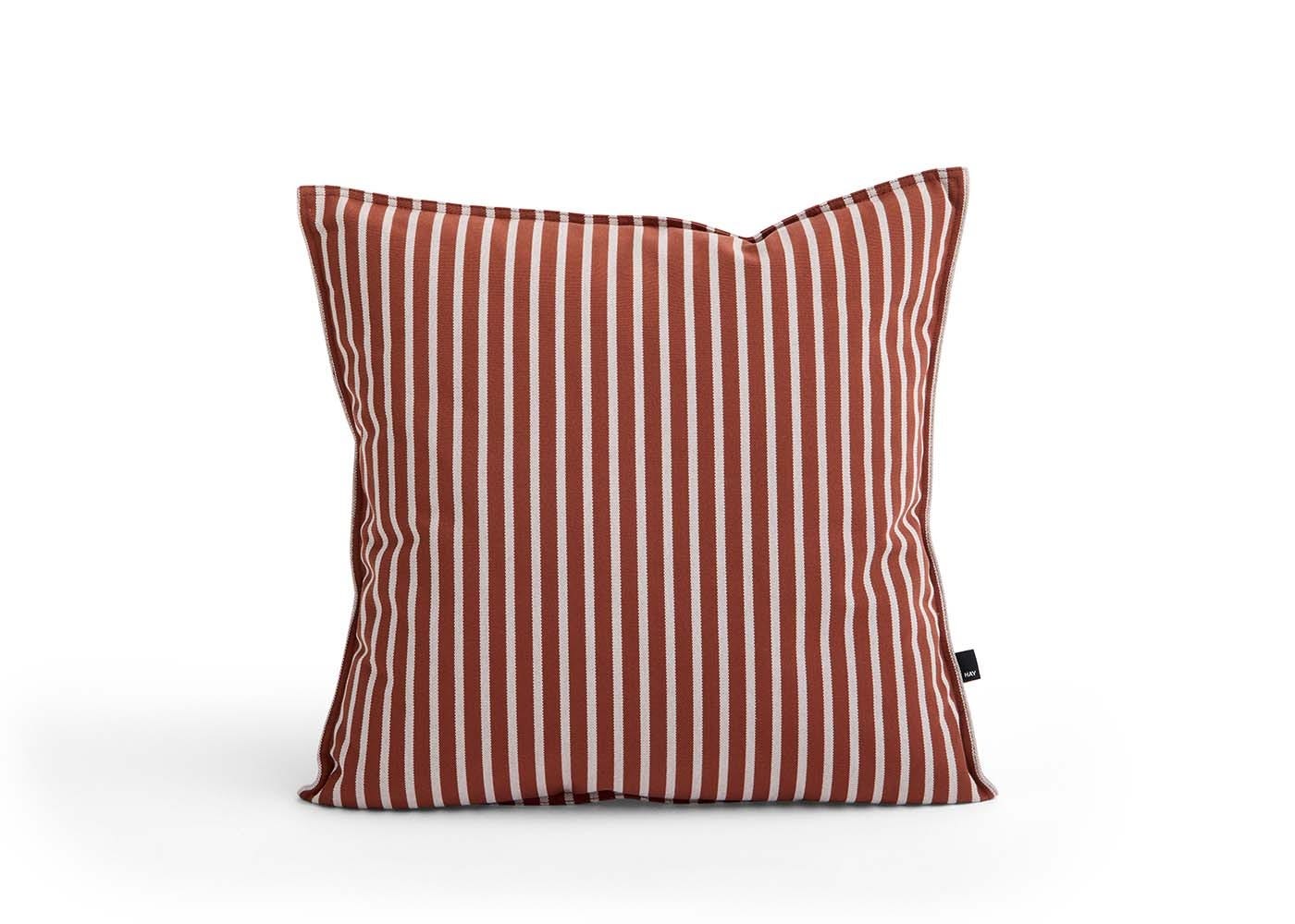 HAY Terrazza Cushion Bold Stripe Terracotta