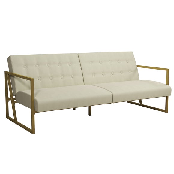 Cosmo Living Lexington Velvet Double Futon