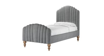 Bella Single Bed in Thatch Smart Velvet - sofa.com