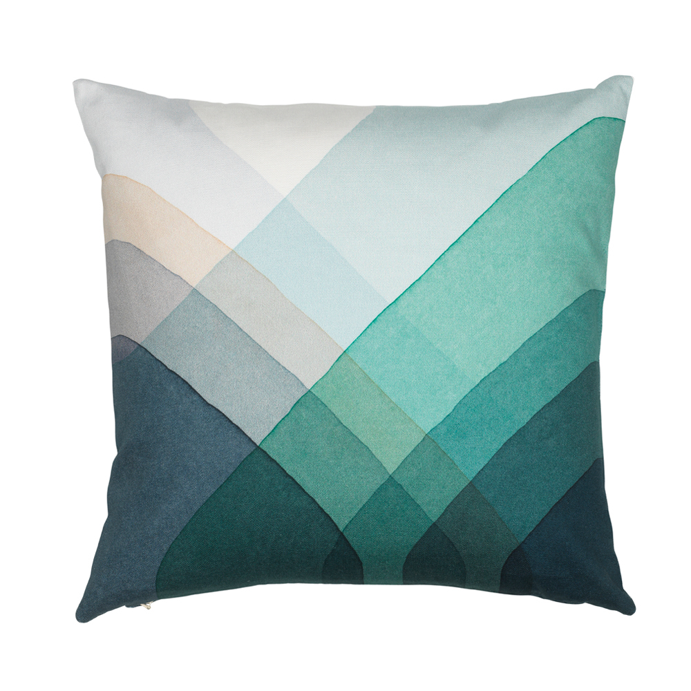 Vitra Herringbone Cushion Blue 40cm x 40cm