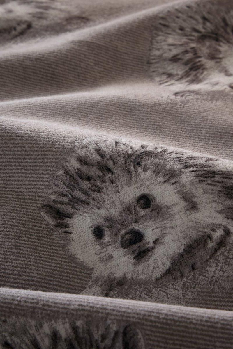 Dreams & Drapes 'Colville Check' 100% Brushed Cotton Duvet Cover Set in Plum 4