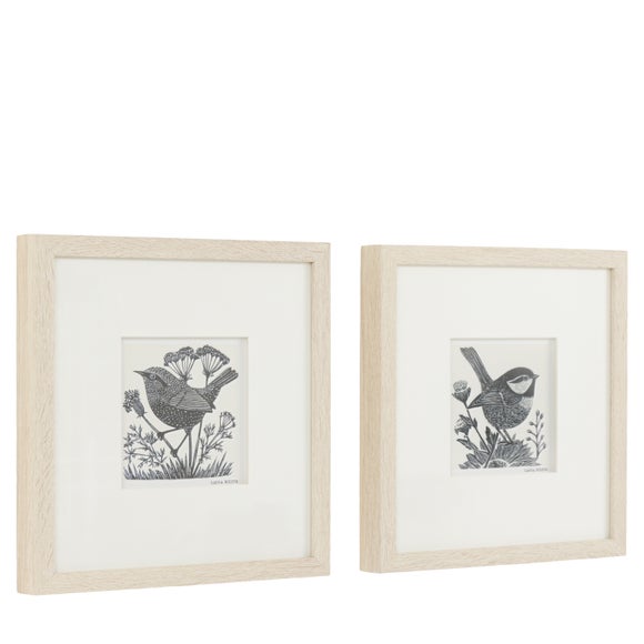 Cedar and Sage Set of 2 Winged Typography Framed Wall Art 3
